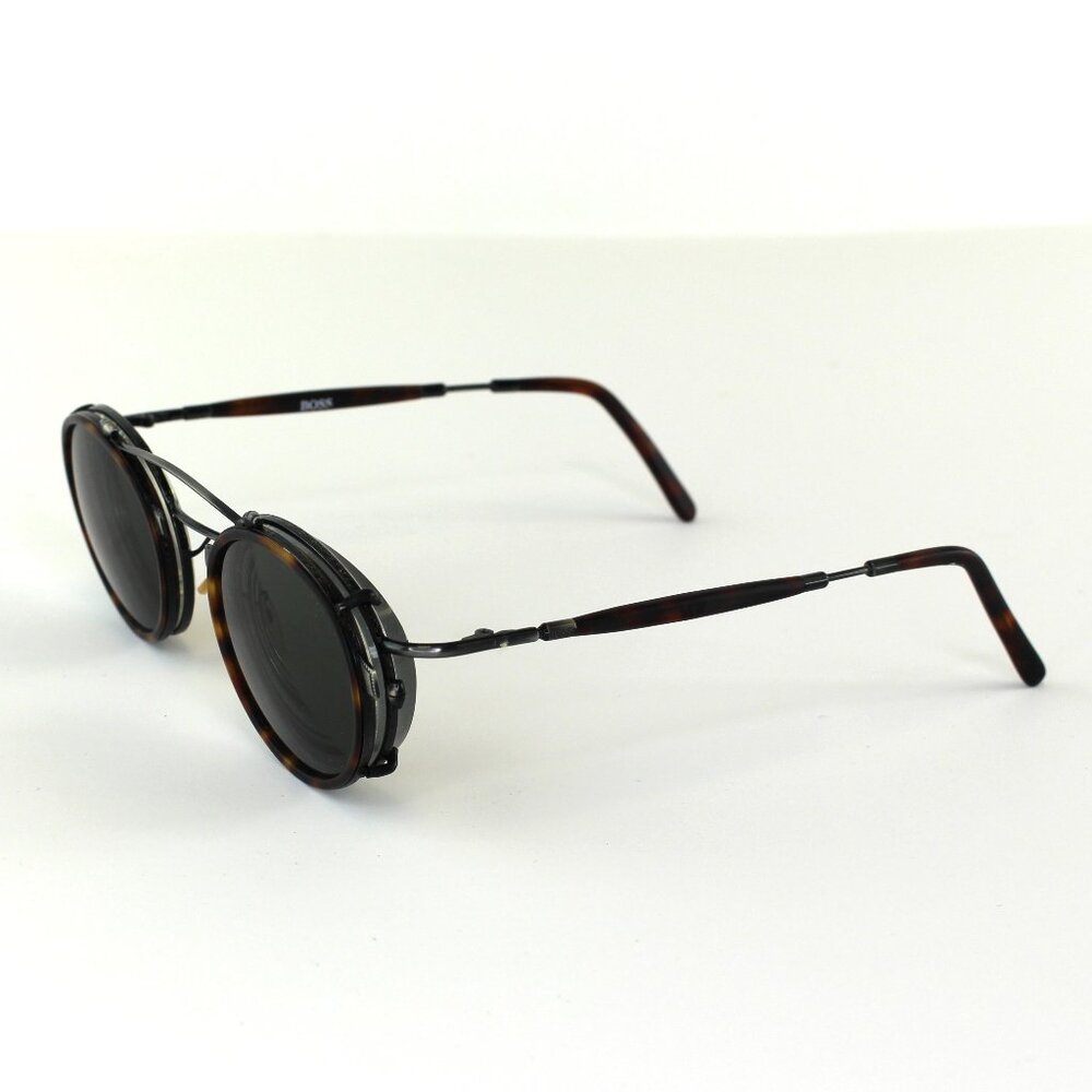 Hugo Boss 4764 Bottle Glasses with clip Size 72 50-21-140 Steampunk Sunglasses